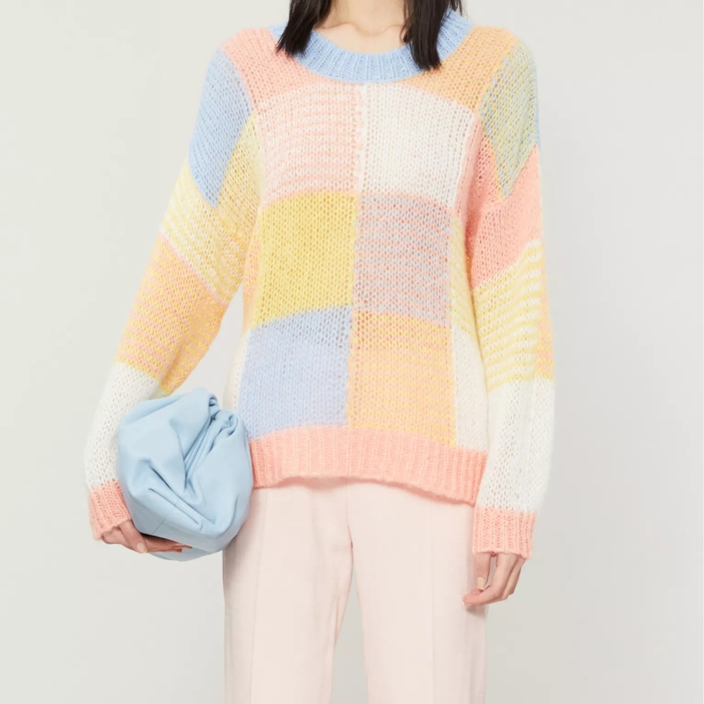 STINE GOYA Multicolor Patchwork Sweater - image 6